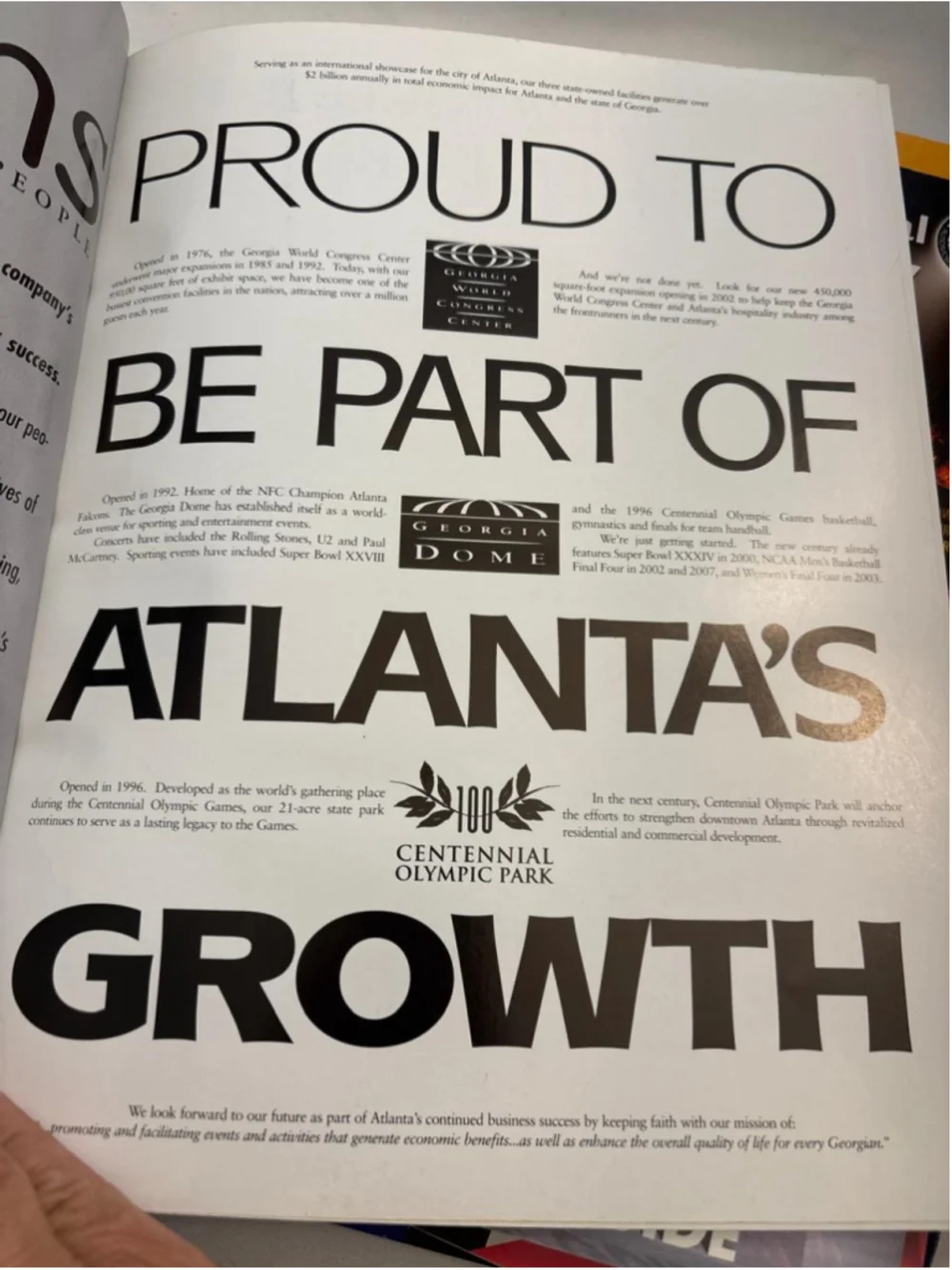 ⁠Chronicle of the Century 100 Years of Atlanta Business History Book #E37